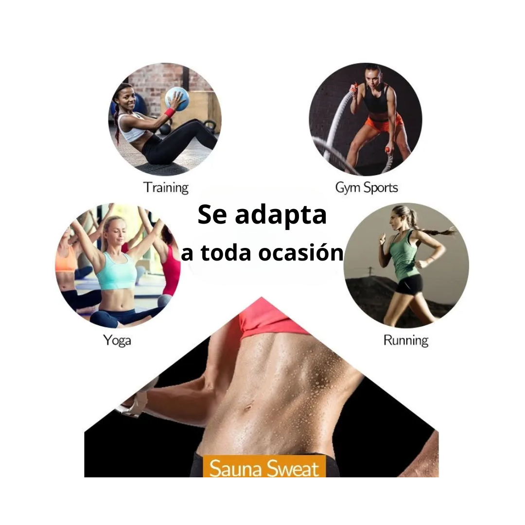 Faja Sweat shaper efecto sauna para bajar de peso