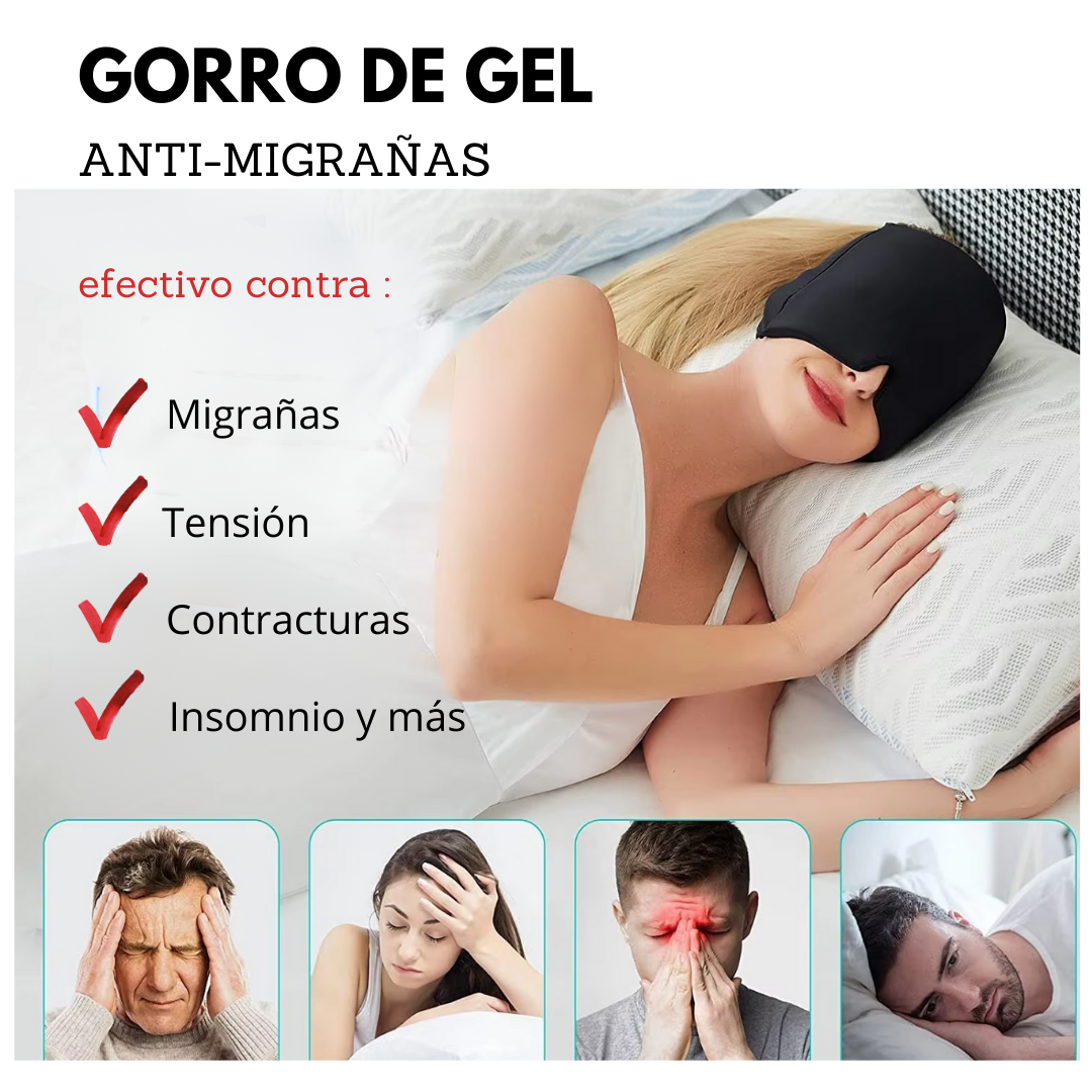 Gorro de Gel Anti migrañas