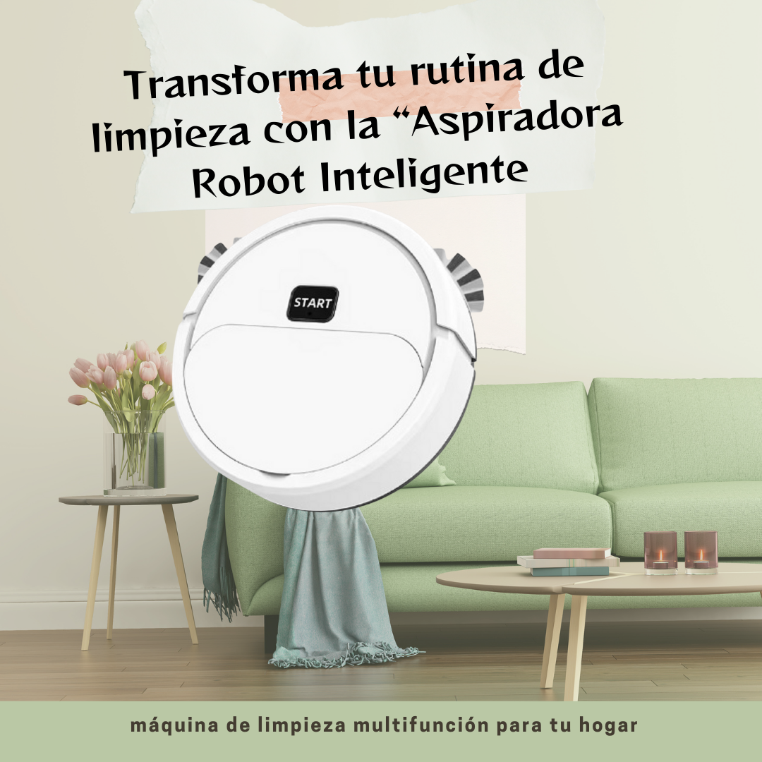 Aspiradora robot limpieza inteligente Clean Smart