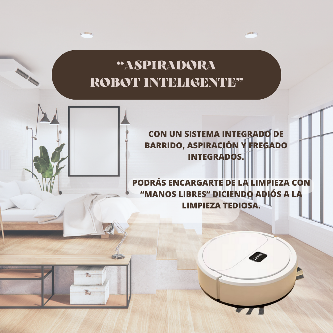 Aspiradora robot limpieza inteligente Clean Smart