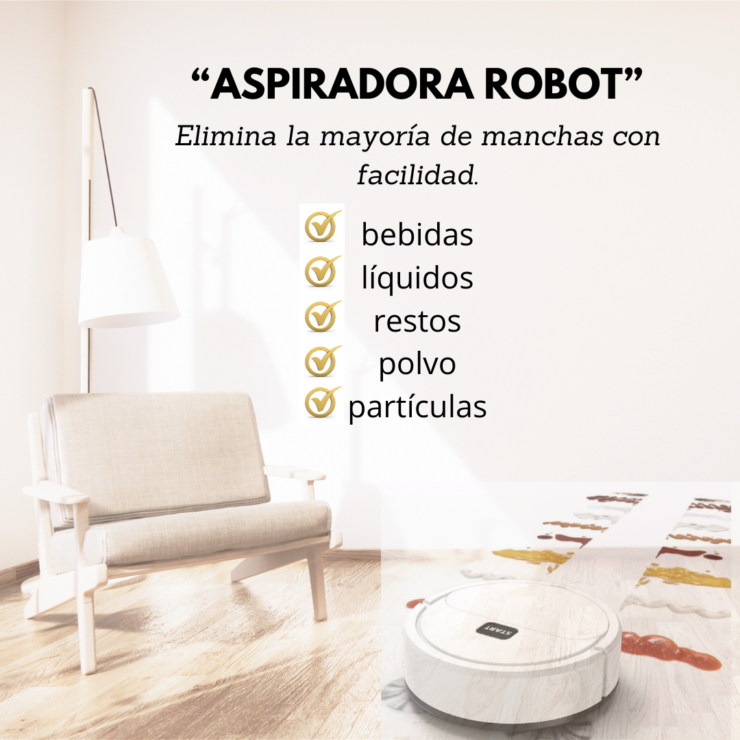 Aspiradora robot limpieza inteligente Clean Smart